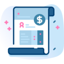 business and finance,bill,payment,commerce,invoice,receipt,ticket,color palette,classic blue,color 2020,color of the year