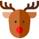 animals,mammal,winter,hat,christmas,reindeer,christmas hat,christmas reindeer