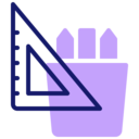 ui,pencil,education,design,tool,maths,ruler,measure,ribbon design,geometry ok 