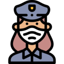 woman,avatar,user,people,police,medical mask,covid-19,coronavirus ok 
