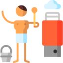 wellness,man,people,smoke,bucket,spa,heater,sauna