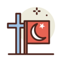 flag,cultures,christianity,cross,islam,muslim,symbols,religions ok 