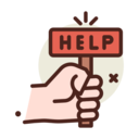 symbol,help,signaling,protest,urgent