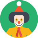 avatar,entertainment,user,people,fun,birthday and party,carnival,costume,clown,fairground,circus