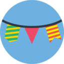 flags,decoration,entertainment,party,birthday and party,garlands,ornaments,garland