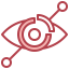 Influencer Marketing Red icon 64x64