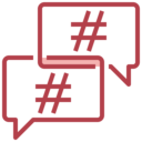symbol,signs,social,speech bubble,communications,social media,sign,punctuation,hashtag