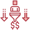 money,business and finance,dollar,ui,funnel,conversion