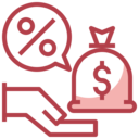 business and finance,money bag,dollar,discount,hand,percentage,commission