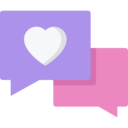 multimedia,speech bubble,conversation,chat,heart,love,love and romance,romantic ok 