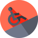 healthcare and medical,miscellaneous,people,signaling,handicap,wheelchair,disabled,disability,ramp,hard work,Slope
