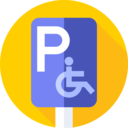 symbol,miscellaneous,people,signaling,parking,accessibility,wheelchair,inclusive,disabled sign