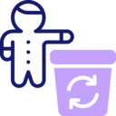 man,miscellaneous,clean,trash,bin,hotel,room,housekeeping