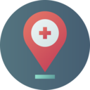 hospital,medical,healthcare and medical,maps and location,pin,map location,placeholder,location,pharmacy,location pin,first aid,red cross