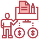 dollar,file,education,monitor,screen,pen,online course,elearning
