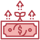 money,business and finance,bill,dollar,plant,sprout,interest,up arrows