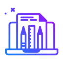 computer,file,pencil,laptop,art and design,vector,design,tools,ruler
