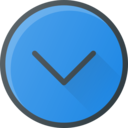 arrows,multimedia option,arrow,orientation,direction,down arrow,downloading,dropdown arrow,down