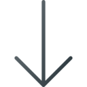 arrows,multimedia option,arrow,orientation,direction,down arrow,downloading,down