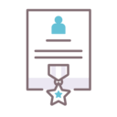 medal,certificate,files and folders,user,star,sheet,diploma
