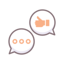 commerce and shopping,thumbs up,speech bubbles,opinion,recommendations