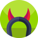 halloween,costume party,costume,devil,fangs,horns ok 