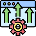 up,computer,gear,arrows,browser,website,settings,seo,grow