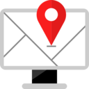 computer,monitor,maps and location,pin,placeholder,screen,Maps and Flags,computer screen,locator