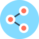 share,interface,multimedia,social media,shapes,networking,connector,circles,social network