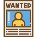 security,people,poster,criminal,stick man,bandit,wanted