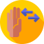 Hand gestures icon 64x64
