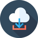 storage,interface,arrow,network,downloading,clouds,downwards