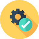 interface,gear,seo and web,cogwheel,configuration,checked,approved,gears