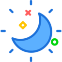 weather,nature,moon,night,half moon,moon phase