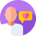 ui,miscellaneous,speech bubble,chat,heart,love,feedback,like,message,valentines day,love and romance,chat box,love message