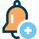 music and multimedia,add,miscellaneous,Tools and utensils,school bell,notification,alarm,bell