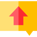 real estate,arrows,speech bubble,speech balloon,up arrow,uploading,dialogue