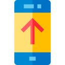 up,technology,arrows,smartphone,top,device,networking