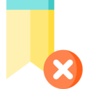 ui,interface,delete,shapes,bookmark,badge,insignia ok 