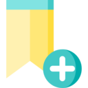 ui,interface,add,shapes,bookmark,badge,insignia ok 