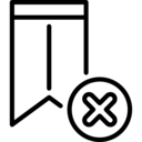 ui,interface,delete,shapes,bookmark,badge,insignia