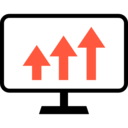 technology,computer,seo and web,arrows,monitor,screen,stats