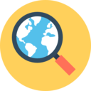 magnifying glass,maps and location,planet earth,worldwide,search,Maps and Flags,world grid,searching