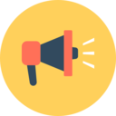 megaphone,communications,Tools and utensils,shout,protest,announcer,loudspeaker