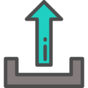 ui,interface,upload,arrows,multimedia option,direction,outbox,up arrow,uploading
