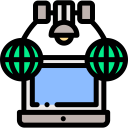 electronics,technology,computer,laptop,communications,satellite,globe grid,wireless connectivity,satellite dish,parabolic