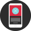 smartphone,communications,cancel,mobile phone,cellphone,mockup