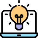 ui,electronics,interface,computer,laptop,light,illumination,art and design,idea,brainstorming,brainstorm,lightbulb,pc