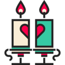 decoration,miscellaneous,light,illumination,valentines day,candle,candles,ornamental ok 