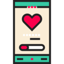 technology,smartphone,communications,heart,touch screen,mobile phone,cellphone,love,valentines day,romantic